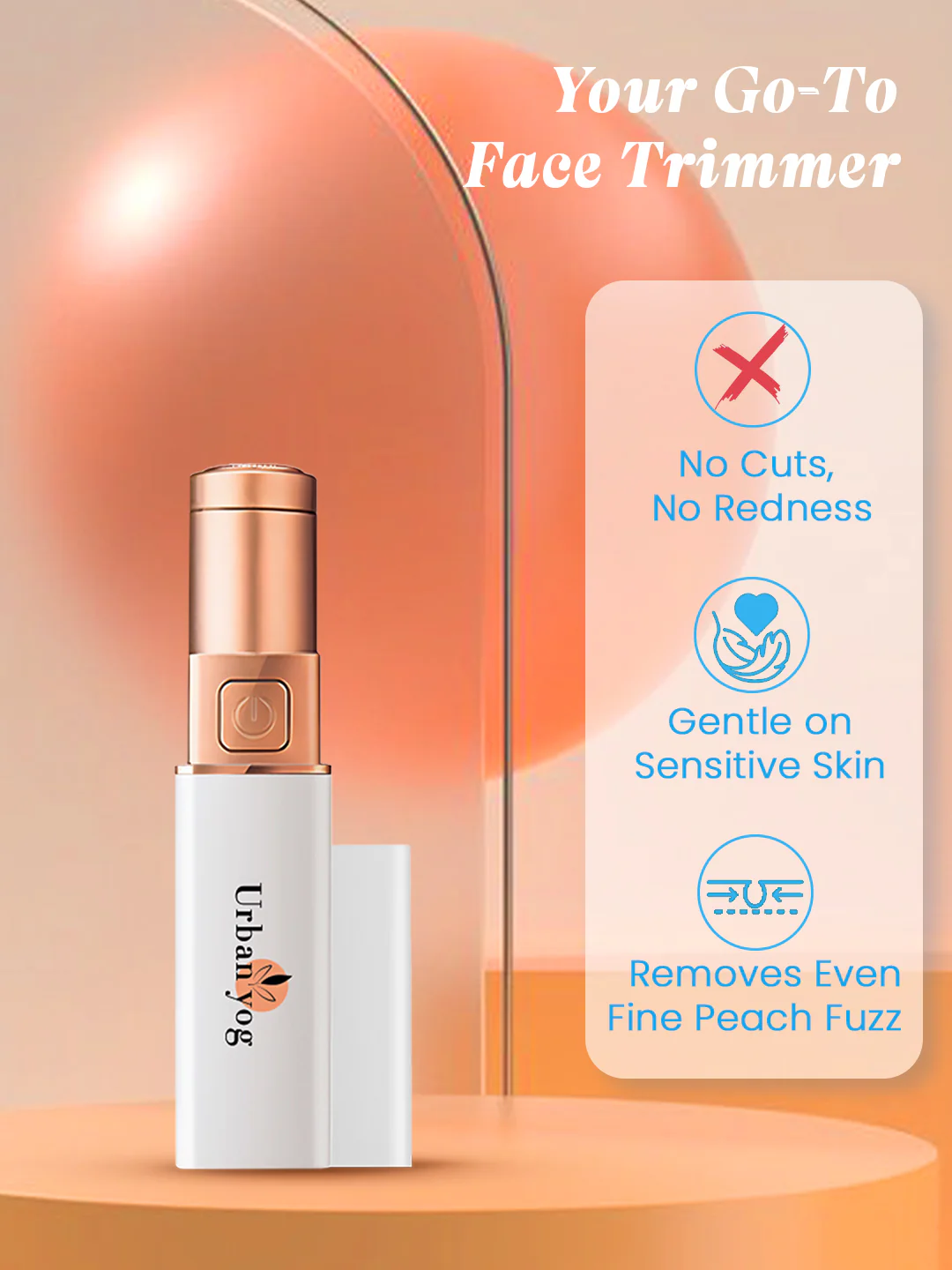 Lipstic size Electric Facial Hair Remover For Women