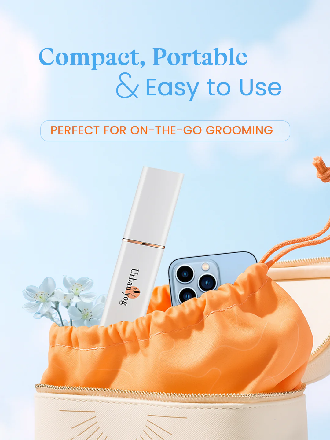 Lipstic size Electric Facial Hair Remover For Women